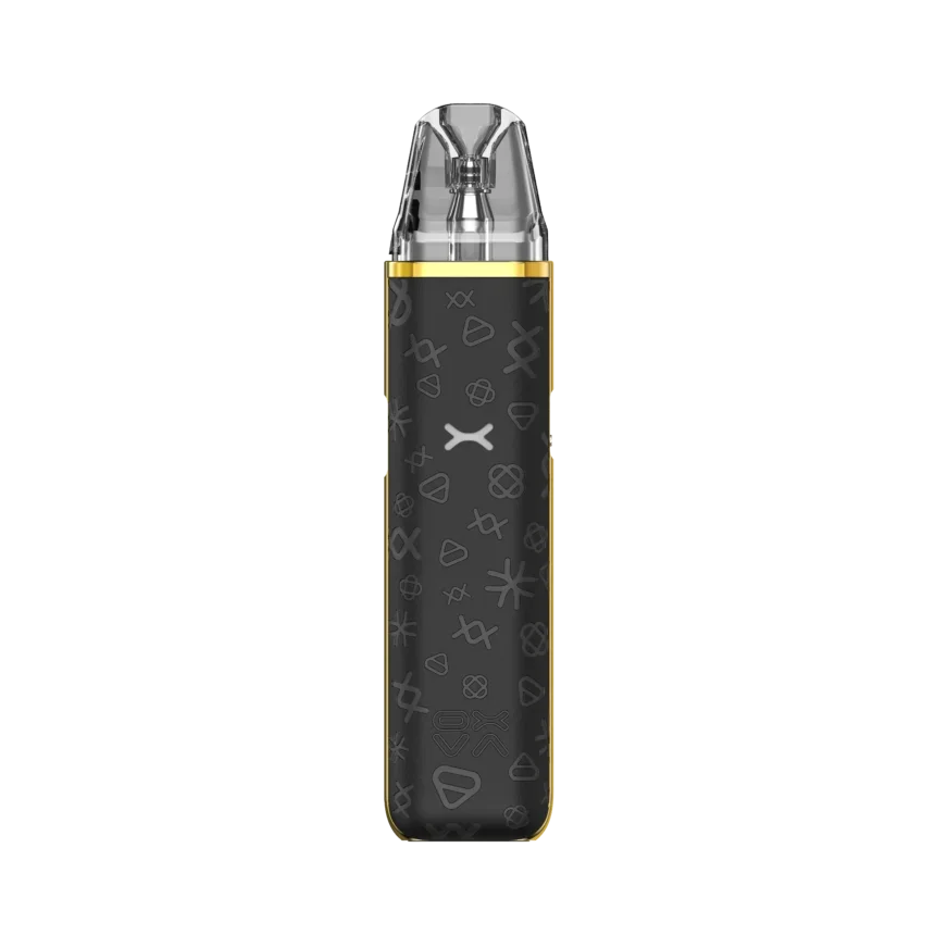 OXVA XLIM GO vape kit box contents with pod and charging cable