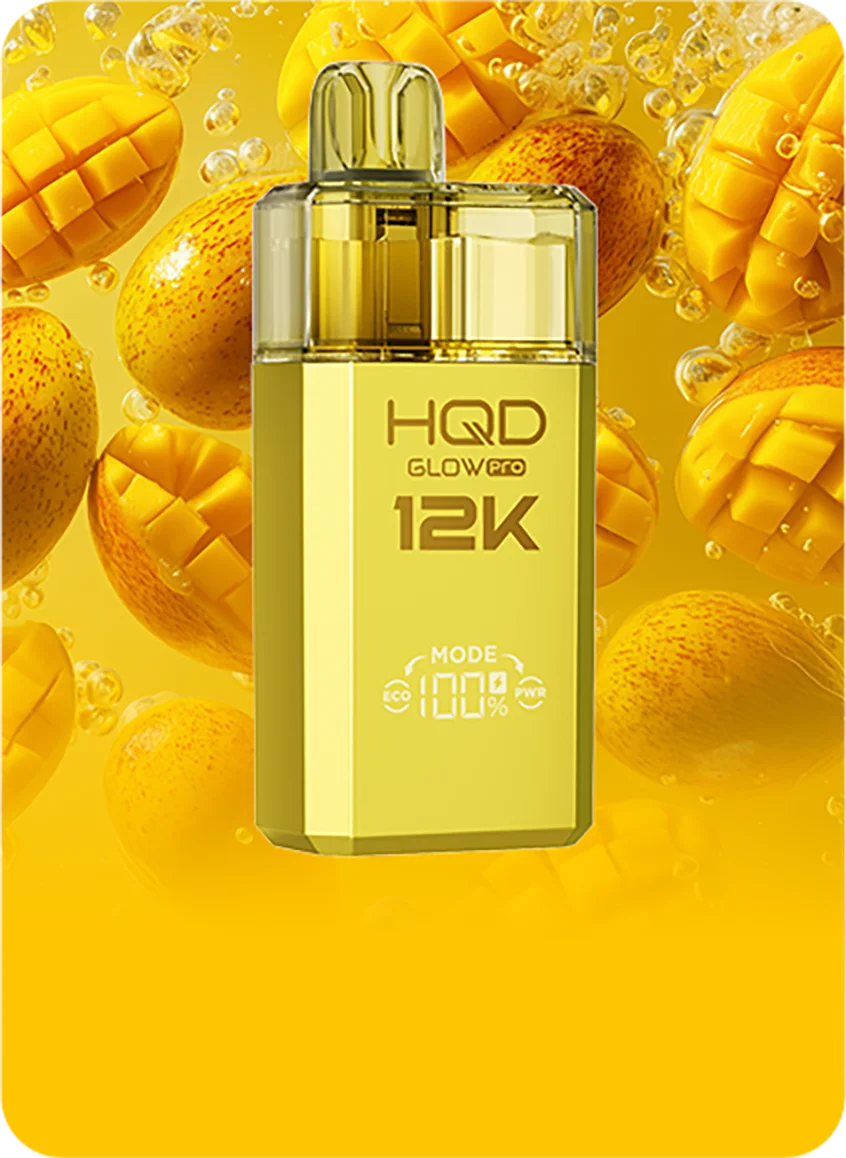 HQD GLOW Pro 12K Disposable Vape