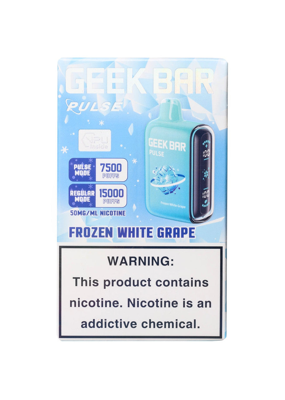 Geek Bar 15,000 Puffs Frozen White Grape Disposable Vape