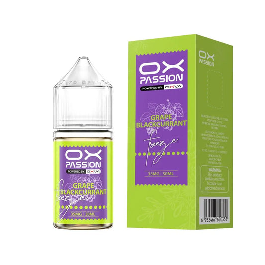 OX Passion Grape Blackcurrant 35ml Salt Nic E-Liquid