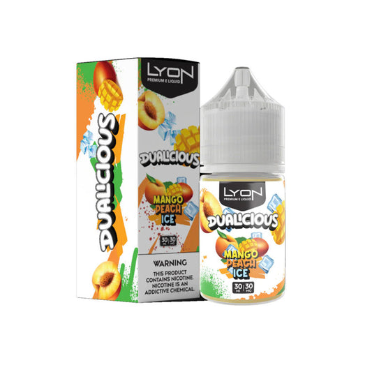 Lyon Mango Peach Ice 30ml Salt Nic E-Liquid