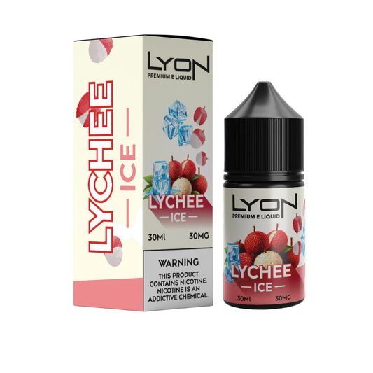 Lyon Lychee Ice 30ml Salt Nic E-Liquid