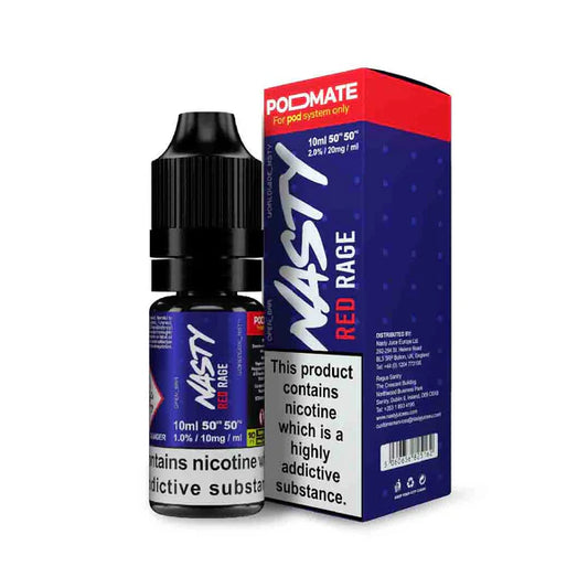Nasty Red Rage 60ml Freebase E-Liquid