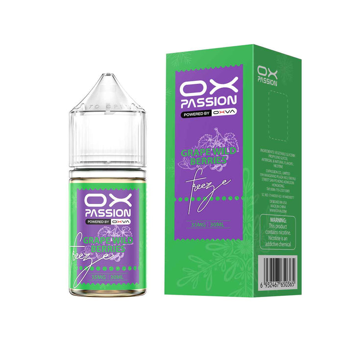 OX Passion Grape Wild Berry 30ml Salt Nic E-Liquid
