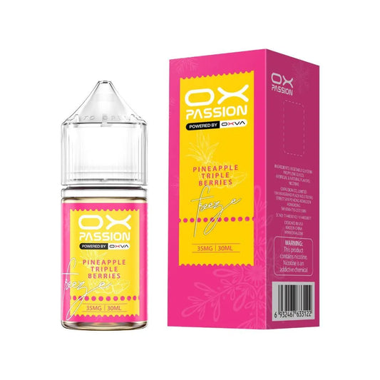 OX Passion Pineapple Peach Salt Nic E-Liquid