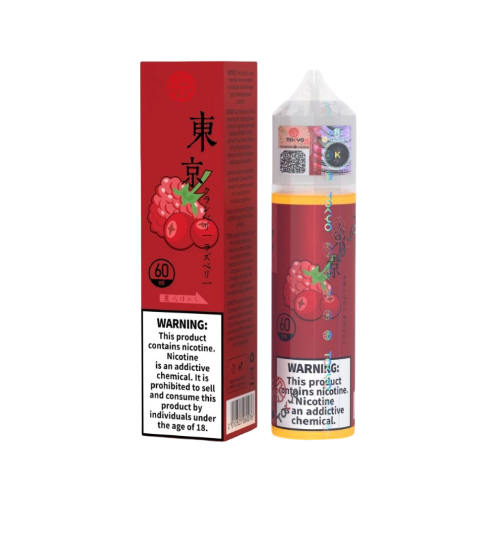 Tokyo Iced Cran Raspberry Grape 60ml Freebase E-Liquid