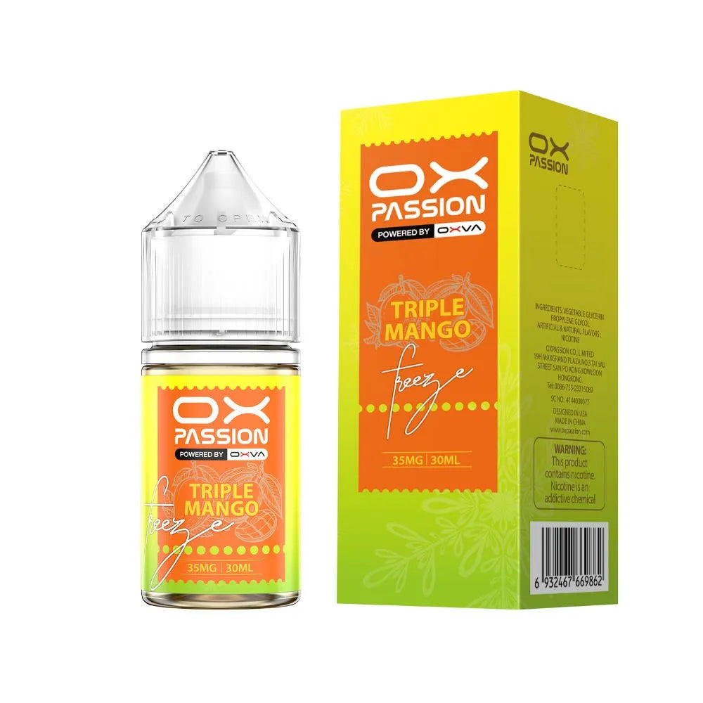 OX Passion Triple Mango Salt Nic E-Liquid
