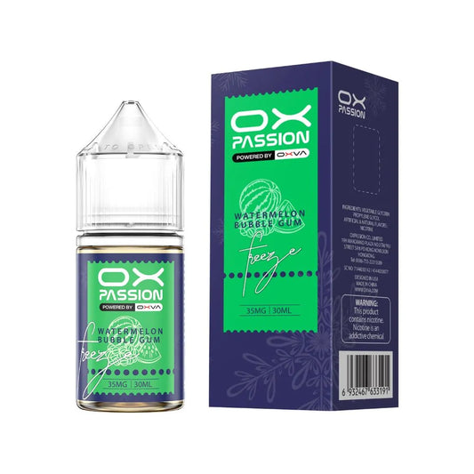 OX Passion Watermelon Bubblegum 35ml Salt Nic E-Liquid