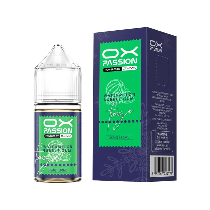 OX Passion Watermelon Bubblegum 35ml Salt Nic E-Liquid