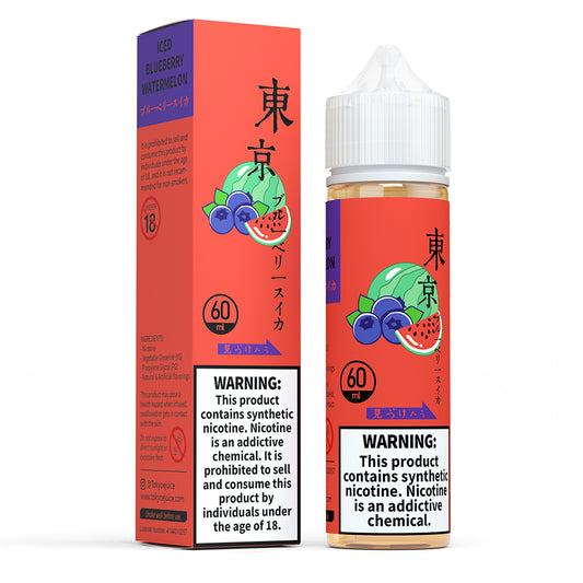 Tokyo Iced Blueberry Watermelon 60ml Freebase E-Liquid